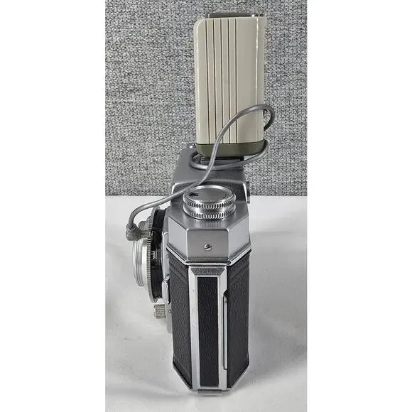 AGFA KARAT IV 35MM CAMERA - SOLINAR 50MM F/2.8 LENS + OPTIMA BLITZ FLASH VINTAGE